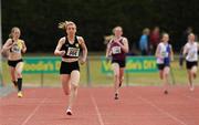 4 July 2010; Claire Mooney, Naas, on her way to winning the U19 Girl's 400m, during the Woodie's DIY AAI Juvenile Track & Field Championships. Tullamore Harriers Stadium, Tullamore, Co. Offaly. Picture credit: Brian Lawless / SPORTSFILE