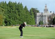5 July 2010; US Open winner Graeme McDowell plays his second shot from the 9th fairway during the JP McManus Invitational Pro-Am. Adare Manor, Adare, Co. Limerick. Picture credit: Matt Browne / SPORTSFILE