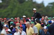 5 July 2010; Tiger Woods watches his drive from the 2nd tee box during the JP McManus Invitational Pro-Am. Adare Manor, Adare, Co. Limerick. Picture credit: Diarmuid Greene / SPORTSFILE