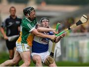 5 June 2016; John Lennon of Laois in action against Sean Ryan of Offaly in the Leinster GAA Hurling Senior Championship Quarter-Final between Offaly and Laois in O'Connor Park, Tullamore, Co. Offaly. Photo by Sam Barnes/Sportsfile