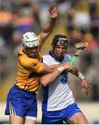 5 June 2016; Maurice Shanahan of Waterford in action against Pat O'Connor of Clare during the Munster GAA Hurling Senior Championship Semi-Final match between Waterford and Clare at Semple Stadium in Thurles, Co. Tipperary. Photo by Ramsey Cardy/Sportsfile