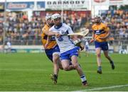 5 June 2016; Brian O'Halloran of Waterford in action against Pat O'Connor of Clare during the Munster GAA Hurling Senior Championship Semi-Final match between Waterford and Clare at Semple Stadium in Thurles, Co. Tipperary. Photo by Ramsey Cardy/Sportsfile