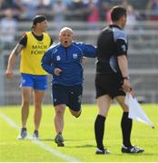5 June 2016; Waterford manager Derek McGrath appeals a decision during the Munster GAA Hurling Senior Championship Semi-Final match between Waterford and Clare at Semple Stadium in Thurles, Co. Tipperary. Photo by Stephen McCarthy/Sportsfile