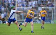 5 June 2016; Tony Kelly of Clare in action against Tom Devine of Waterford during the Munster GAA Hurling Senior Championship Semi-Final match between Waterford and Clare at Semple Stadium in Thurles, Co. Tipperary. Photo by Stephen McCarthy/Sportsfile