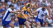 5 June 2016; Aaron Cunningham of Clare in action against Noel Connors, left, and Michael Walsh of Waterford during the Munster GAA Hurling Senior Championship Semi-Final match between Waterford and Clare at Semple Stadium in Thurles, Co. Tipperary. Photo by Ray McManus/Sportsfile