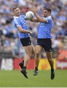 4 June 2016; Ciarán Kilkenny, left, and James McCarthy of Dublin during the Leinster GAA Football Senior Championship Quarter-Final match between Laois and Dublin in Nowlan Park, Kilkenny. Photo by Stephen McCarthy/Sportsfile