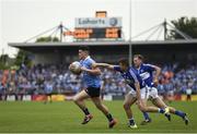 4 June 2016; Diarmuid Connolly of Dublin in action against Stephen Attride and Damien O'Connor, right, of Laois during the Leinster GAA Football Senior Championship Quarter-Final match between Laois and Dublin in Nowlan Park, Kilkenny. Photo by Stephen McCarthy/Sportsfile