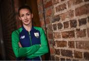 7 June 2016; Badminton player Chloe Magee poses for a portrait at the launch of the Team Ireland Olympics kit in Smock Alley Theatre, Dublin. Photo by Ramsey Cardy/Sportsfile