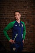 7 June 2016; Badminton player Chloe Magee poses for a portrait at the launch of the Team Ireland Olympics kit in Smock Alley Theatre, Dublin. Photo by Ramsey Cardy/Sportsfile