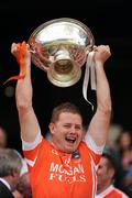 3 July 2010; Paddy McArdle, Armagh, lifts the Nicky Rackard Cup. Nicky Rackard Cup Final, Armagh v London, Croke Park, Dublin. Picture credit: Stephen McCarthy / SPORTSFILE