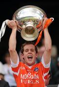 3 July 2010; Barry Breen of Armagh, lifts the Nicky Rackard Cup following the Nicky Rackard Cup Final match between Armagh and London at Croke Park in Dublin. Photo by Stephen McCarthy/Sportsfile