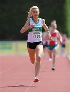 4 July 2010; Amy O'Donoghue, Emerald, on her way to winning the U17 Girl's 800m, during the Woodie's DIY AAI Juvenile Track & Field Championships. Tullamore Harriers Stadium, Tullamore, Co. Offaly. Picture credit: Brian Lawless / SPORTSFILE