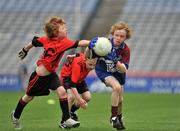 6 July 2010; Ronan Scanlon, right, Tang/Maryland, Co. Westmeath, in action against Jacob Beatty, Na Fianna, Co. Offaly, during the ‘Play & Stay with the GAA’ Activity Days. Croke Park, Dublin. Picture credit: Barry Cregg / SPORTSFILE