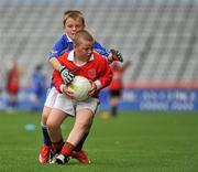 6 July 2010; Nicky Murphy, Palatine, Co. Carlow, in action against Patrick Kellett, Celbridge, Co. Kildare, during the ‘Play & Stay with the GAA’ Activity Days. Croke Park, Dublin. Picture credit: Barry Cregg / SPORTSFILE