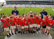 6 July 2010; The Palatine, Co. Carlow, juvenile team get a chance to experience lifting a cup in Croke Park, during the ‘Play & Stay with the GAA’ Activity Days. Croke Park, Dublin. Picture credit: Barry Cregg / SPORTSFILE