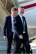 8 June 2016; Republic of Ireland assistant manager Roy Keane at Paris Airport-Le Bourget as the Republic of Ireland team land in France ahead of UEFA Euro 2016. Photo by Handout/UEFA via Sportsfile