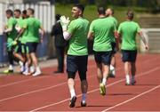 9 June 2016; Keiren Westwood of Republic of Ireland during the end of squad training at UEFA EURO2016 in Versailles, Paris, France. Photo by David Maher/Sportsfile