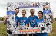 9 June 2016; Dermot Melia, Clare Kavangh, Maria Ryan and Blathnaid Harney of The Alzheimer Society of Ireland ahead of the Grant Thornton Corporate 5K Team Challenge at the National Sports Campus in Abbotstown, Dublin. Photo by Sam Barnes/Sportsfile