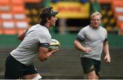 10 June 2016; Eben Etzebeth of South Africa during their captain's run in DHL Newlands Stadium, Cape Town, South Africa. Photo by Brendan Moran/Sportsfile