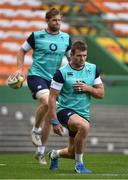 10 June 2016; Jared Payne, right, and Jamie Heaslip of Ireland during the captain's run in DHL Newlands Stadium, Cape Town, South Africa. Photo by Brendan Moran/Sportsfile