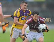 10 July 2010; Sean Armstrong, Galway, in action against Joey Wadding, Wexford. GAA Football All-Ireland Senior Championship Qualifier, Round 2, Galway v Wexford, Pearse Stadium, Galway. Picture credit: Ray Ryan / SPORTSFILE