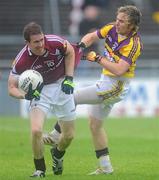 10 July 2010; Gary Sice, Galway, in action against Ben Brosnan, Wexford. GAA Football All-Ireland Senior Championship Qualifier, Round 2, Galway v Wexford, Pearse Stadium, Galway. Picture credit: Ray Ryan / SPORTSFILE