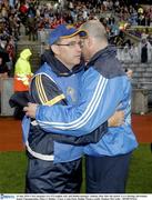10 July 2010; Clare manager Ger O'Loughlin, left, and Dublin manager Anthony Daly after the match. GAA Hurling All-Ireland Senior Championship, Phase 2, Dublin v Clare, Croke Park, Dublin. Picture credit: Stephen McCarthy / SPORTSFILE