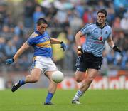 10 July 2010; Brian Coen, Tipperary, in action against Ross McConnell, Dublin. GAA Football All-Ireland Senior Championship Qualifier, Round 2, Dublin v Tipperary, Croke Park, Dublin. Picture credit: Stephen McCarthy / SPORTSFILE