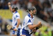 11 July 2010; Tony Browne, Waterford, celebrates after scoring his side's second goal, to level the scores. Munster GAA Hurling Senior Championship Final, Cork v Waterford, Semple Stadium, Thurles, Co. Tipperary. Picture credit: Stephen McCarthy / SPORTSFILE