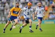 11 July 2010; Eamonn Murphy, Waterford, in action against Tony Kelly, Clare. ESB Munster GAA Hurling Minor Championship Final, Waterford v Clare, Semple Stadium, Thurles, Co. Tipperary. Picture credit: Barry Cregg / SPORTSFILE