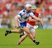 11 July 2010; Richie Foley, Waterford, in action against Niall McCarthy, Cork. Munster GAA Hurling Senior Championship Final, Cork v Waterford, Semple Stadium, Thurles, Co. Tipperary. Picture credit: Stephen McCarthy / SPORTSFILE