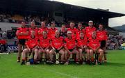 1 July 2001; The Down team prior to the Bank of Ireland Ulster Senior Football Championship Semi-Final match between Antrim and Down at Casement Park in Belfast. Photo by Aoife Rice/Sportsfile