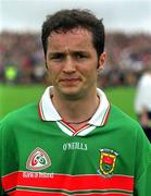 1 July 2001; Noel Connelly, Mayo captain. Football. Picture credit; David Maher / SPORTSFILE