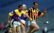 8 July 2001; Brian McEvoy, Kilkenny, in action against Larry O'Gorman, Wexford. Kilkenny v Wexford, Leinster Senior Hurling Championship Final, Croke Park, Dublin. Picture credit; Ray McManus / SPORTSFILE