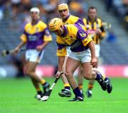 8 July 2001; Rory McCarthy, Wexford. Hurling. Picture credit; Ray McManus / SPORTSFILE