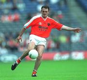 7 July 2001; Aidan O'Rourke, Armagh. Football. Picture credit; Ray McManus / SPORTSFILE