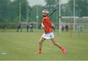 11 June 2016; Nicola McBirney, from St. Brenda’s Ballymacnab GAA Club, Co. Armagh, in action during the John West Féile National Skills Star Challenge 2016 in the National Games Development Centre, Abbotstown, Dublin. Photo by Piaras Ó Mídheach/Sportsfile