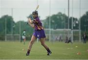 11 June 2016; Amy Cahill, from Rathnure GAA Club, Co. Wexford, in action during the John West Féile National Skills Star Challenge 2016 in the National Games Development Centre, Abbotstown, Dublin. Photo by Piaras Ó Mídheach/Sportsfile