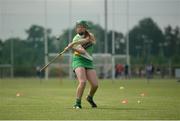 11 June 2016; Ellen Regan, from Birr GAA Club, Co. Offaly, in action during the John West Féile National Skills Star Challenge 2016 in the National Games Development Centre, Abbotstown, Dublin. Photo by Piaras Ó Mídheach/Sportsfile