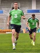 11 June 2016; Ciaran Clark of Republic of Ireland in action during squad training in Versailles, Paris, France. Photo by David Maher/Sportsfile