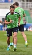 11 June 2016; Wes Hoolahan of Republic of Ireland in action during squad training in Versailles, Paris, France. Photo by David Maher/Sportsfile