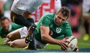 11 June 2016; Jared Payne of Ireland scores his side's first try during the 1st test of the Castle Lager Incoming series between South Africa and Ireland at the DHL Newlands Stadium in Cape Town, South Africa. Photo by Brendan Moran/Sportsfile