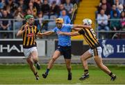 11 June 2016; Eamonn Dillion of Dublin in action against Joey Holden, left, and Padraig Walsh of Kilkenny during their Leinster GAA Hurling Senior Championship Semi-Final match between Dublin and Kilkenny at O'Moore Park in Portlaoise, Co. Laois. Photo by Ray McManus/Sportsfile