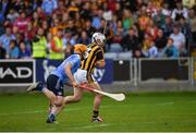 11 June 2016; Jonjo Farrell of Kilkenny shoots past Oisin Gough of Dublin as he scores a goal, in the 47th minute, during their Leinster GAA Hurling Senior Championship Semi-Final match between Dublin and Kilkenny at O'Moore Park in Portlaoise, Co. Laois. Photo by Ray McManus/Sportsfile