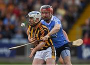 11 June 2016; Jonjo Farrell of Kilkenny in action against Niall Corcoran of Dublin during their Leinster GAA Hurling Senior Championship Semi-Final match between Dublin and Kilkenny at O'Moore Park in Portlaoise, Co. Laois. Photo by Ray McManus/Sportsfile