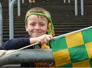 12 June 2016; Donegal supporter Adan Boggs, age 10, from Malin at the Ulster GAA Football Senior Championship Quarter-Final match between Donegal and Fermanagh  at MacCumhaill Park in Ballybofey, Co. Donegal. Photo by Philip Fitzpatrick/Sportsfile