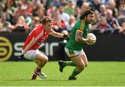 12 June 2016; Mickey Burke of Meath in action against Ryan Burns of Louth during the Leinster GAA Football Senior Championship Quarter-Final match between Meath and Louth at Parnell Park in Dublin. Photo by Sportsfile