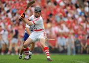 11 July 2010; Donal Óg Cusack, Cork. Munster GAA Hurling Senior Championship Final, Cork v Waterford, Semple Stadium, Thurles, Co. Tipperary. Picture credit: Barry Cregg / SPORTSFILE