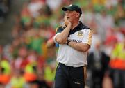 11 July 2010; Meath manager Eamon O'brien during the game. Leinster GAA Football Senior Championship Final, Meath v Louth, Croke Park, Dublin. Photo by Sportsfile
