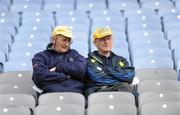 10 July 2010; Clare supporters await the start of the game. GAA Hurling All-Ireland Senior Championship, Phase 2, Dublin v Clare, Croke Park, Dublin. Picture credit: Stephen McCarthy / SPORTSFILE